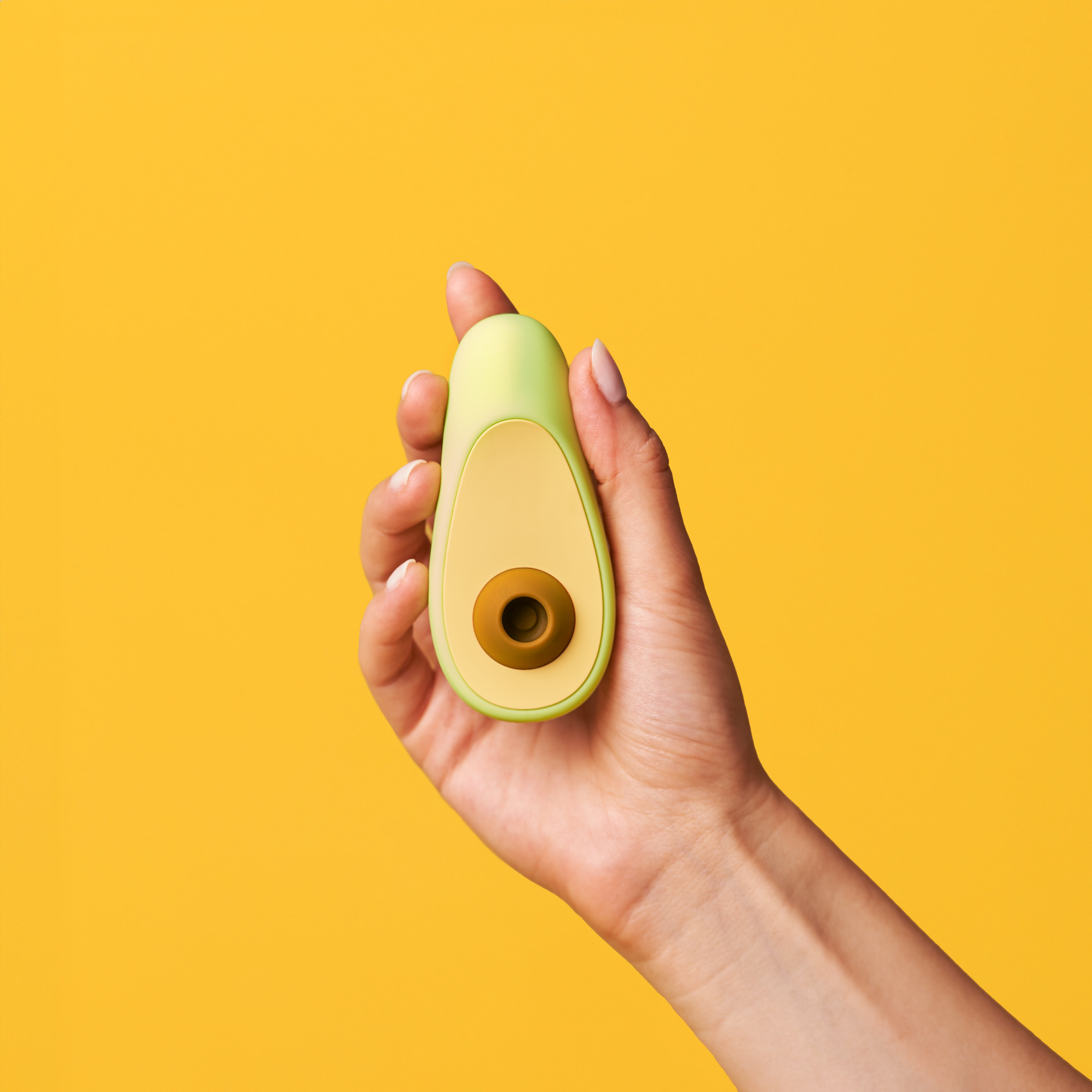 Avocado sex toy — close-up detail